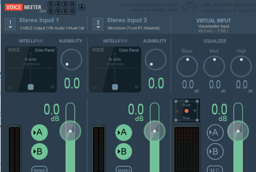 Virtual Input desativado